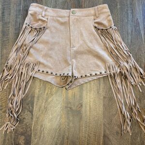 Boutique Fringe Shorts